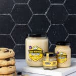 Chocolate chunk cookies are made with Good Morning Honey creamed honey